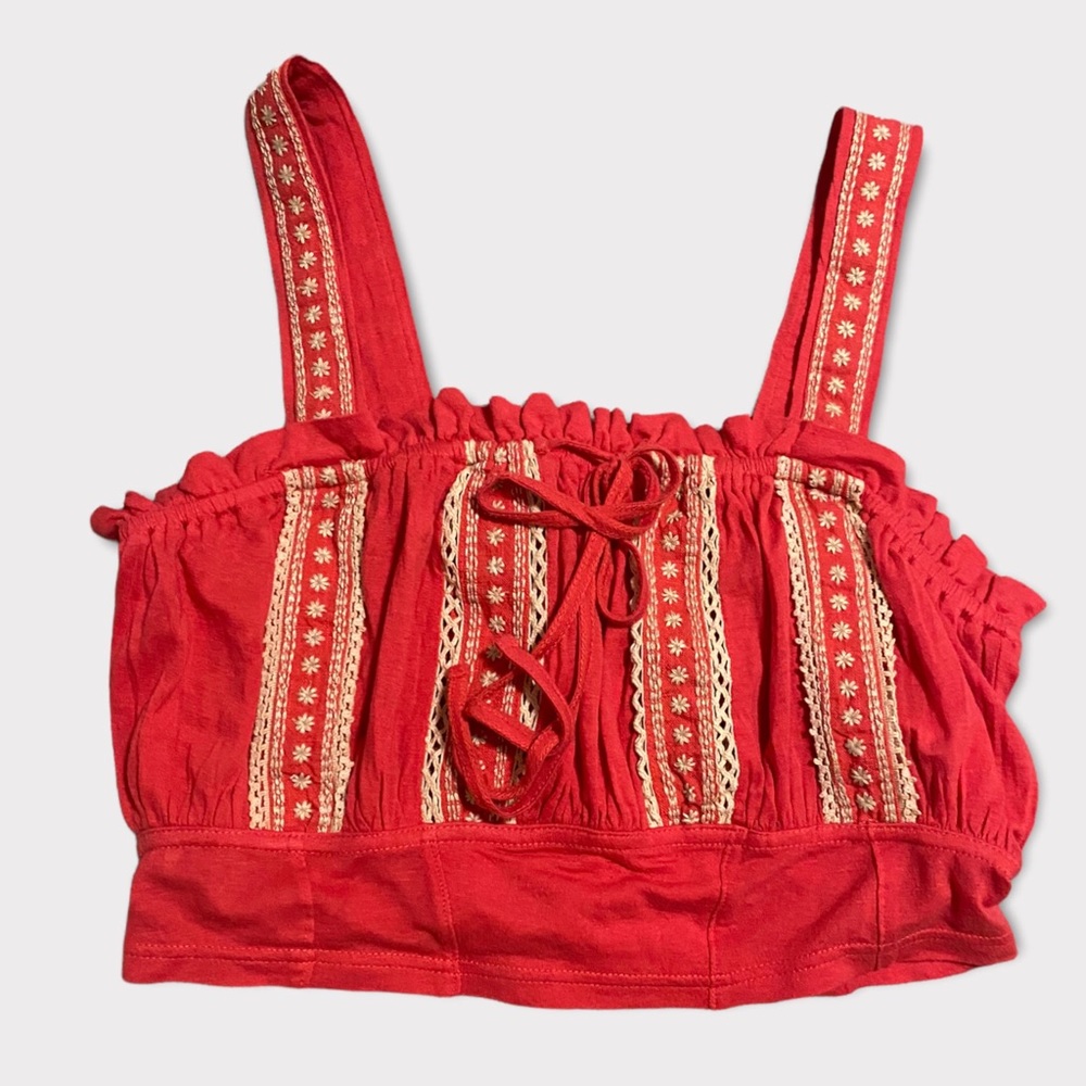Free People Camelia Co Crop Top
